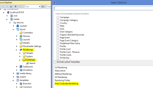 Area Controller Rendering as Insert option on rendering folders